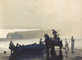 The Trailing Fog by Frank Wilcox (American, 1887–1964) - Classic Art canvas print