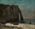 The Cliff at tretat by Gustave Courbet (French, 1819–1877) - Realist canvas print