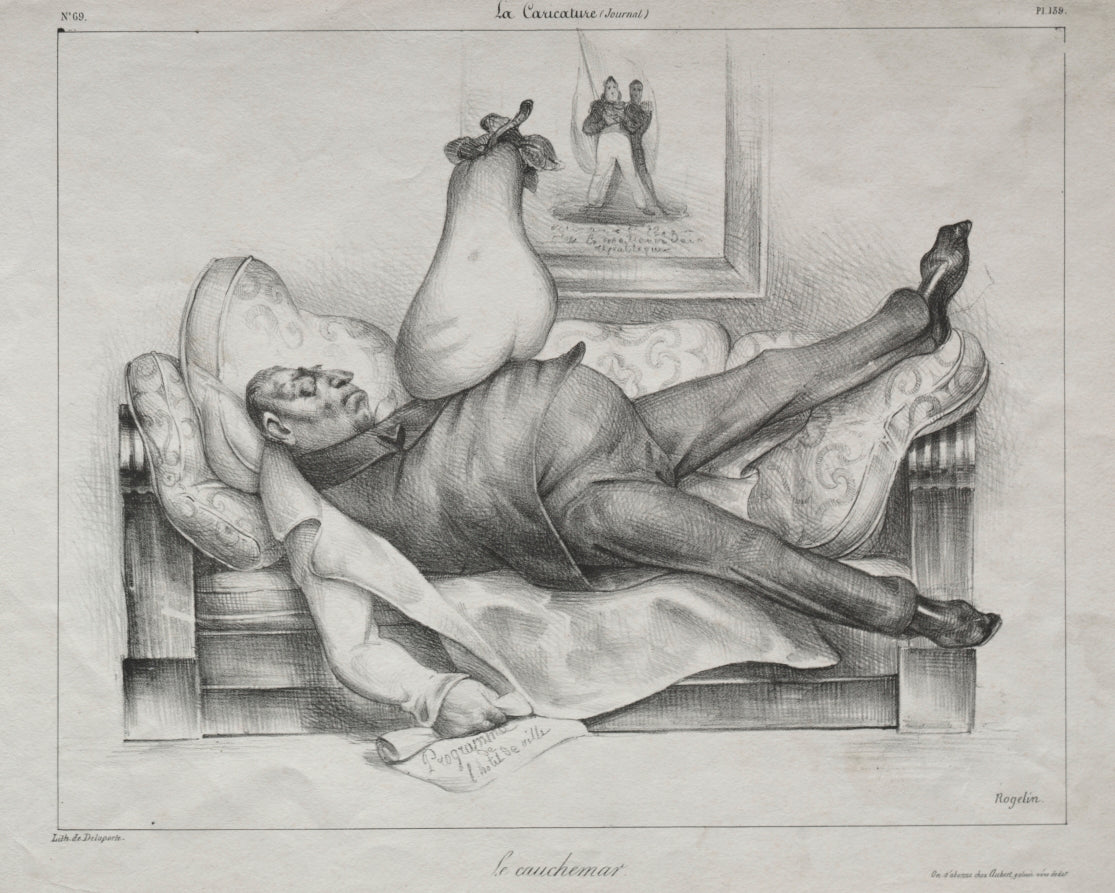 The Nightmare by Honoré Daumier (French, 1808–1879) - Realist canvas print