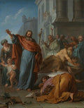The Miracles of Saint James the Greater by Noël Nicolas Coypel (French, 1690–1734) - Classic Art canvas print