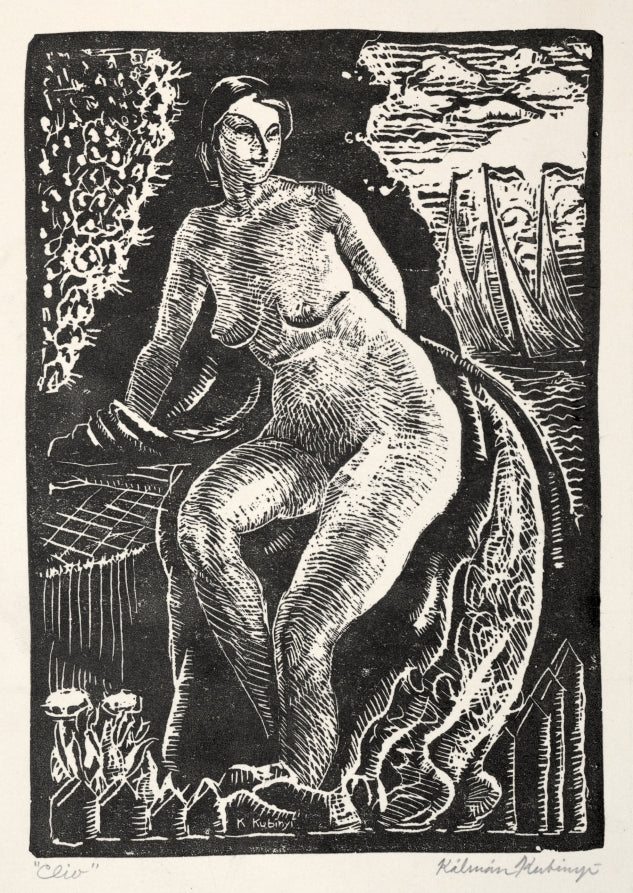 Clio by Kálmán Kubinyi (American, 1906–1973) - Classic Art canvas print