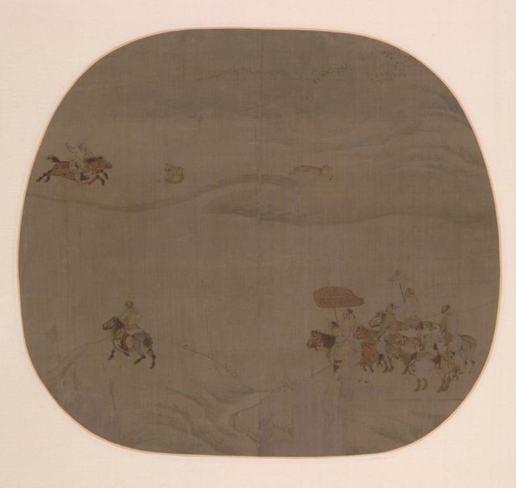 The Autumn Hunt by Chen Juzhong (Chinese, active c. 1201–1207) - Classic Art canvas print