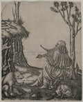 Orpheus Charming the Animals by Marcantonio Raimondi (Italian, 1470/82–1527/34) - Classic Art canvas print