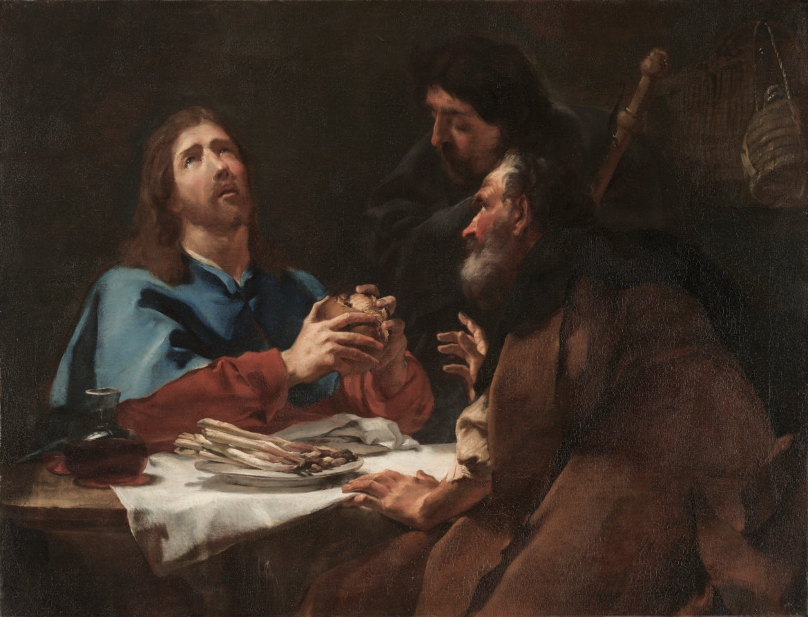 The Supper at Emmaus by Giovanni Battista Piazzetta (Italian, 1682–1754) - Classic Art canvas print