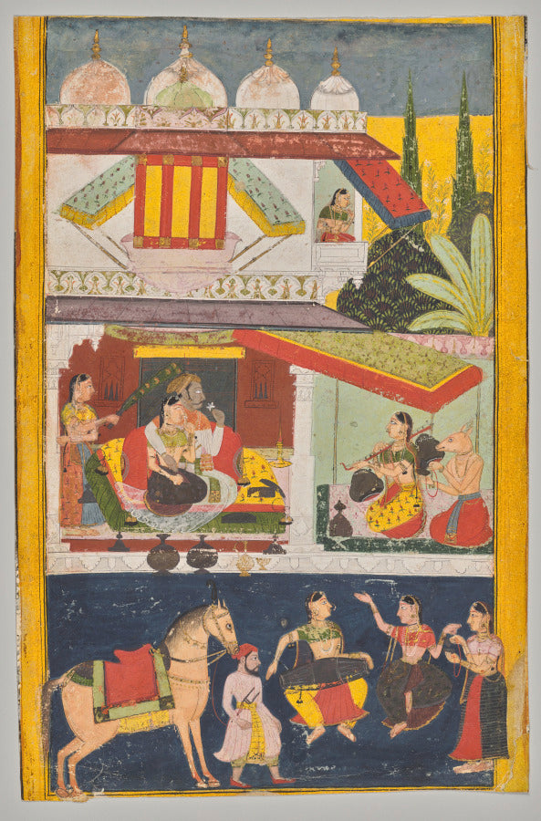 Shri Raga, from a Ragamala by  - Classic Art canvas print
