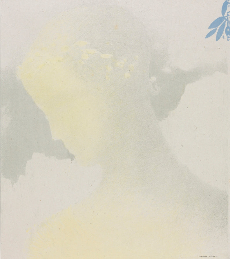 Beatrice by Odilon Redon (French, 1840–1916) - Symbolist canvas print