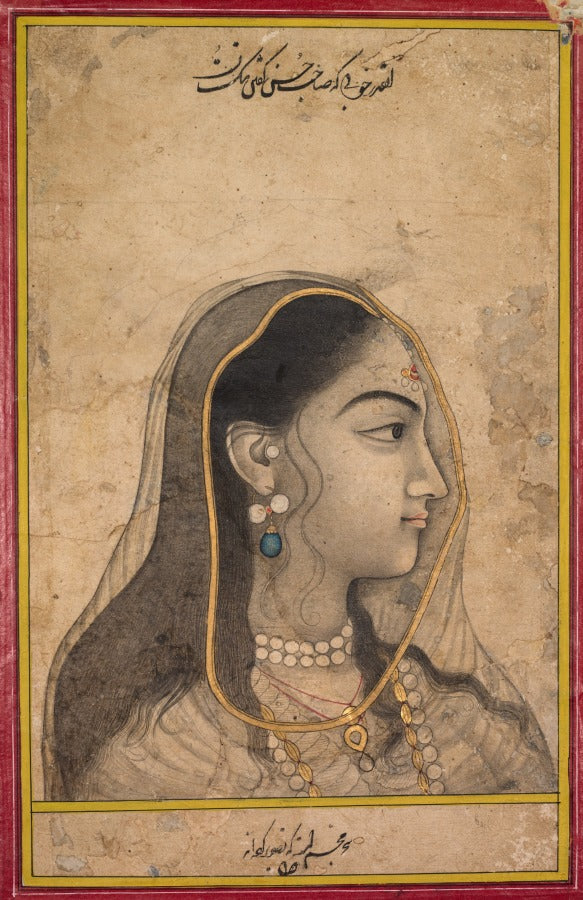 Head of a Beauty by  - Classic Art canvas print