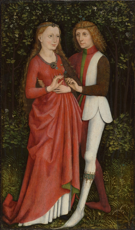 A Bridal Couple by  - Classic Art canvas print