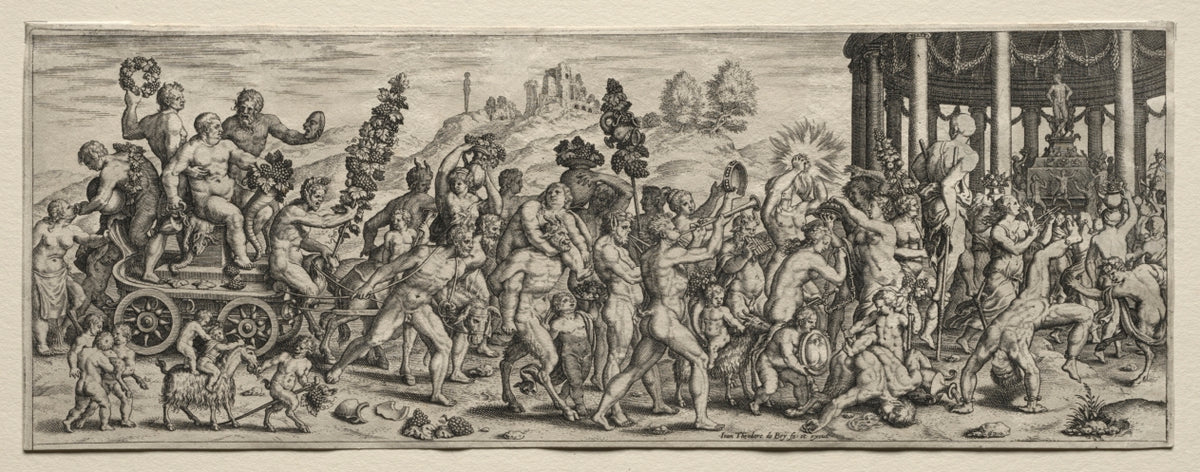 Triumph of Bacchus by Johann Theodor de Bry (German, 1561–1623) - Classic Art canvas print