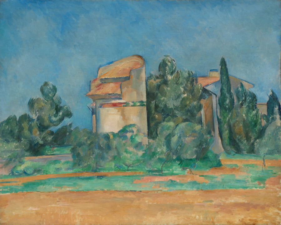 The Pigeon Tower at Bellevue by Paul Cezanne (French, 1839–1906) - Post-Impressionist canvas print