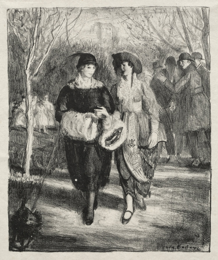 Spring, Central Park by George Bellows (American, 1882–1925) - Classic Art canvas print