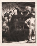 In an Elevator by George Bellows (American, 1882–1925) - Classic Art canvas print