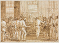 The Trial by Giovanni Domenico Tiepolo (Italian, 1727–1804) - Classic Art canvas print