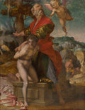 The Sacrifice of Isaac by Andrea del Sarto (Italian, 1486–1530) - Classic Art canvas print
