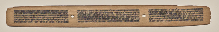 Text, Folio 11 recto, from a Manuscript of the Perfection of Wisdom in Eight Thousand Lines Ashtasahasrika Prajnaparamita-sutra by  - Classic Art canvas print
