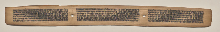 Text, folio 164 recto, from a Manuscript of the Perfection of Wisdom in Eight Thousand Lines Ashtasahasrika Prajnaparamita-sutra by  - Classic Art canvas print