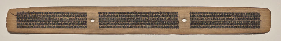 Text, Folio 29 recto, from a Manuscript of the Perfection of Wisdom in Eight Thousand Lines Ashtasahasrika Prajnaparamita-sutra by  - Classic Art canvas print