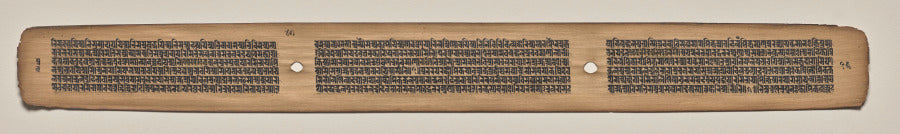 Text, Folio 45 verso, from a Manuscript of the Perfection of Wisdom in Eight Thousand Lines Ashtasahasrika Prajnaparamita-sutra by  - Classic Art canvas print
