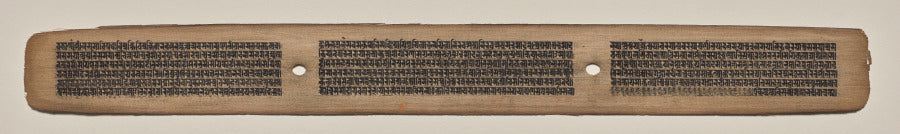 Text, Folio 59 recto, from a Manuscript of the Perfection of Wisdom in Eight Thousand Lines Ashtasahasrika Prajnaparamita-sutra by  - Classic Art canvas print