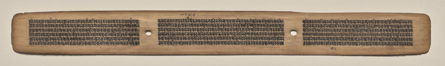 Text, Folio 78 recto, from a Manuscript of the Perfection of Wisdom in Eight Thousand Lines Ashtasahasrika Prajnaparamita-sutra by  - Classic Art canvas print
