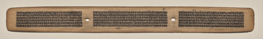 Text, Folio 80 recto, from a Manuscript of the Perfection of Wisdom in Eight Thousand Lines Ashtasahasrika Prajnaparamita-sutra by  - Classic Art canvas print