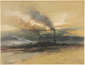 Smelting Works at Denver by Thomas Moran (American, born England, 1837–1926) - Classic Art canvas print