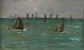 Boats at Berck-sur-Mer by Édouard Manet (French, 1832–1883) - Impressionist canvas print