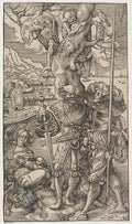 Mercenaries and a Woman with Death in a Tree by Urs Graf the Elder (Swiss, c. 1485–1527/29) - Classic Art canvas print
