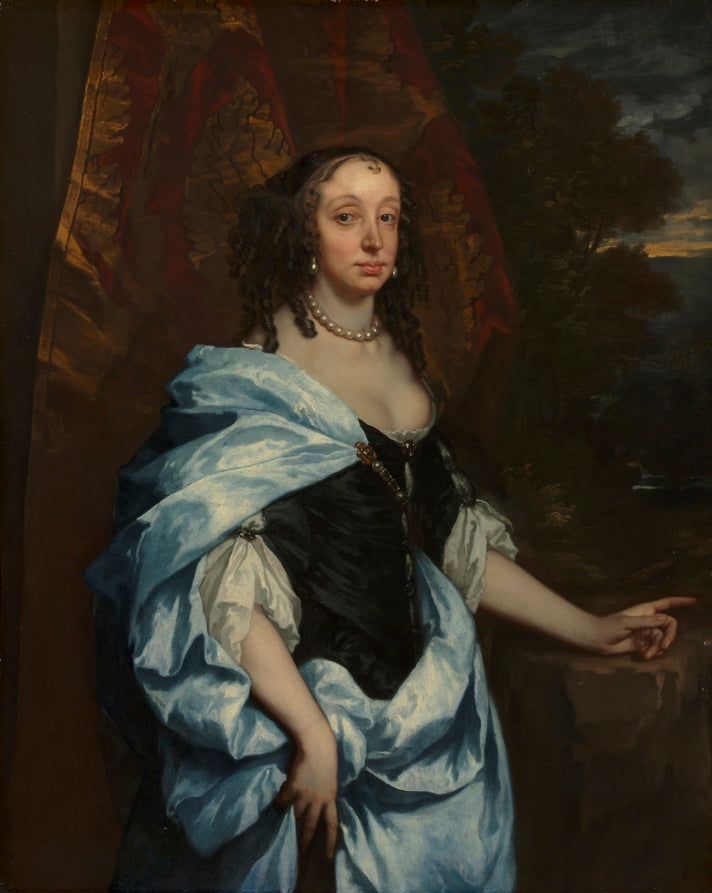 Portrait of Mrs. Leneve by Peter Lely (British, 1618–1680) - Classic Art canvas print