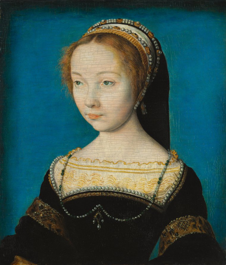 Portrait of a Woman by Corneille de Lyon (Netherlandish, 1500/10–1574) - Classic Art canvas print