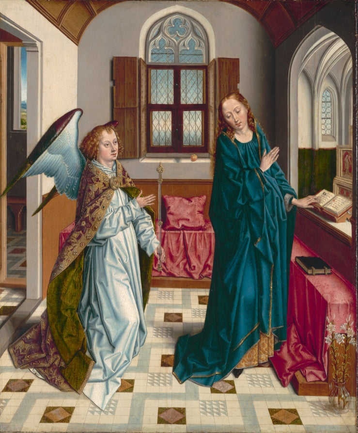 The Annunciation by Albert Bouts (Netherlandish, 1451/55–1549) - Classic Art canvas print