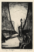 Brooklyn Bridge, New York by Edwin Kaufman (American, 1906–1939) - Classic Art canvas print