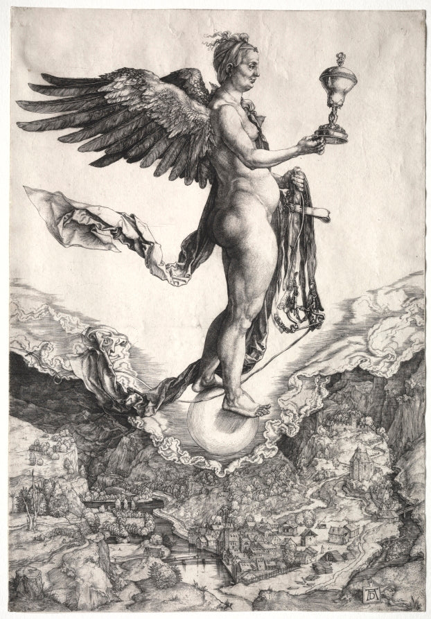 Nemesis by Albrecht Dürer (German, 1471–1528) - Classic Art canvas print