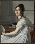 Sophie Crouzet by Louis Hersent (French, 1777–1860) - Classic Art canvas print