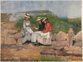 A Fisherman's Daughter by Winslow Homer (American, 1836–1910) - American Realist canvas print