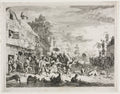 Village Fair by Cornelis Dusart (Dutch, 1660–1704) - Classic Art canvas print