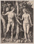 Adam and Eve by Albrecht Dürer (German, 1471–1528) - Classic Art canvas print
