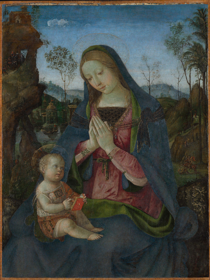 Virgin and Child by Pintoricchio (Italian, c. 1454–1513) - Classic Art canvas print