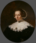 Portrait of a Woman by Rembrandt van Rijn (Dutch, 1606–1669) - Baroque canvas print