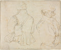Two Bohemian Peasants in Half-Length by Roelant Savery (Flemish, 1576–1639) - Classic Art canvas print