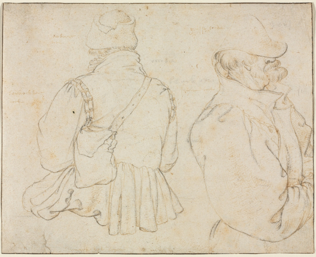 Two Bohemian Peasants in Half-Length by Roelant Savery (Flemish, 1576–1639) - Classic Art canvas print
