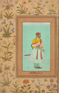Portrait of Raja Bikramajit by Lal Chand (Indian) - Classic Art canvas print