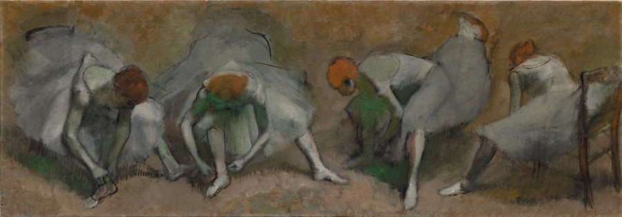 Frieze of Dancers by Edgar Degas (French, 1834–1917) - Impressionist canvas print