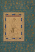 Portrait of an Unidentified Noble from Shah Jahan's Court by  - Classic Art canvas print