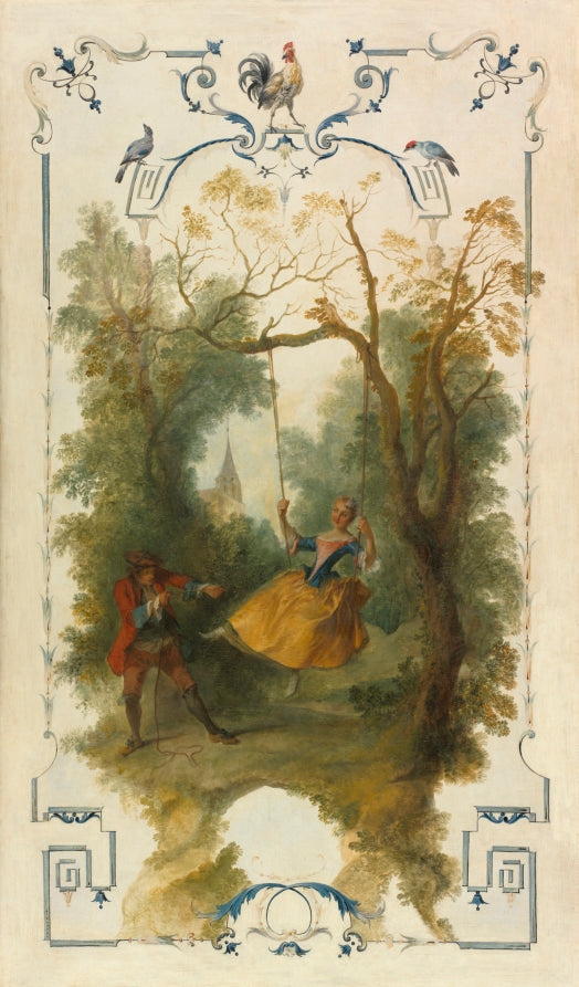 The Swing by Nicolas Lancret (French, 1690–1743) - Classic Art canvas print