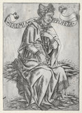 The Prophets  Jeremiah by Baccio Baldini (Italian, c. 1436–1487) - Classic Art canvas print