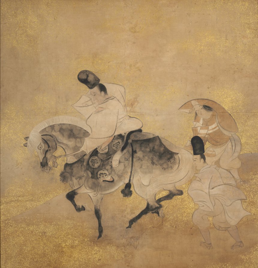 Crossing at Sano by Tawaraya Sōtatsu (Japanese, c. 1570–c. 1640) - Classic Art canvas print