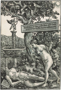 Pyramus and Thisbe by Hans Wechtlin (German, 1480/85–after 1526) - Classic Art canvas print