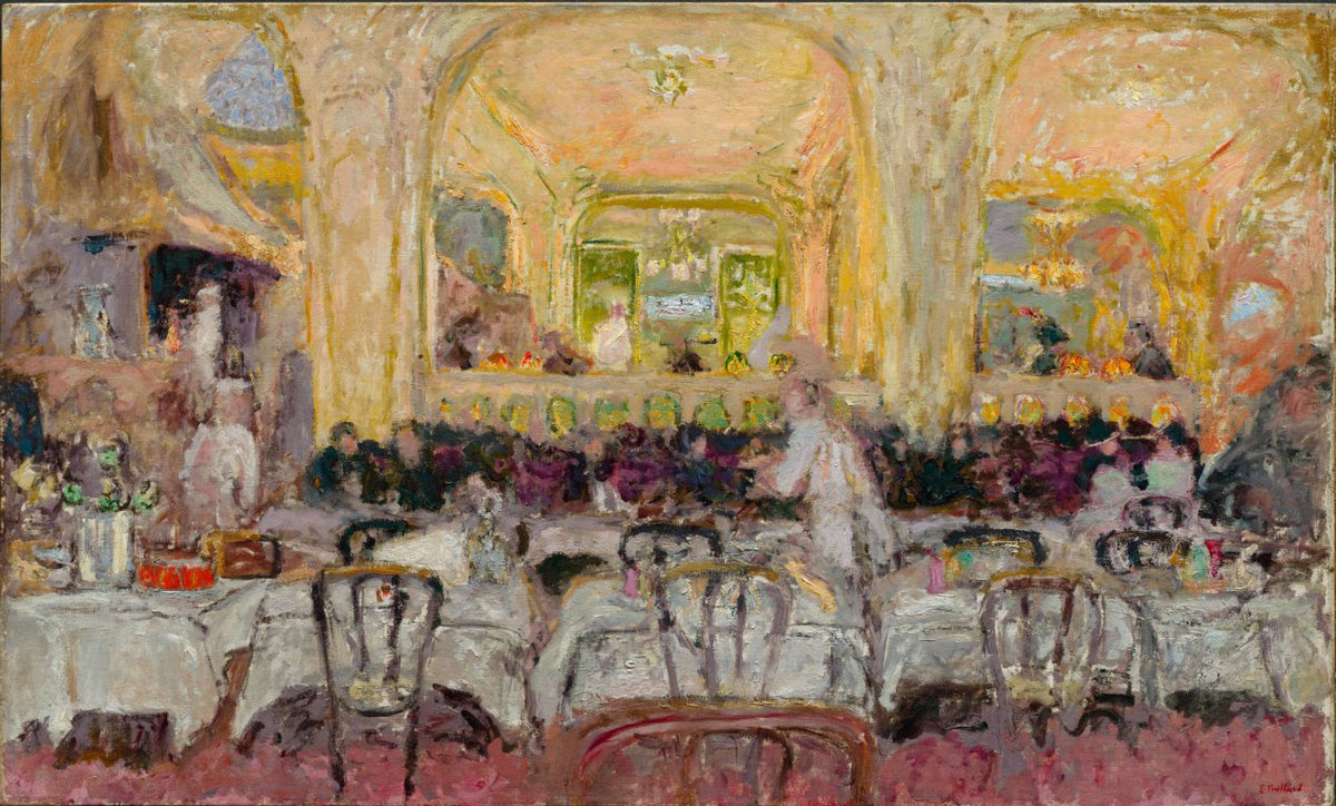 Caf Wepler by Édouard Vuillard (French, 1868–1940) - Classic Art canvas print