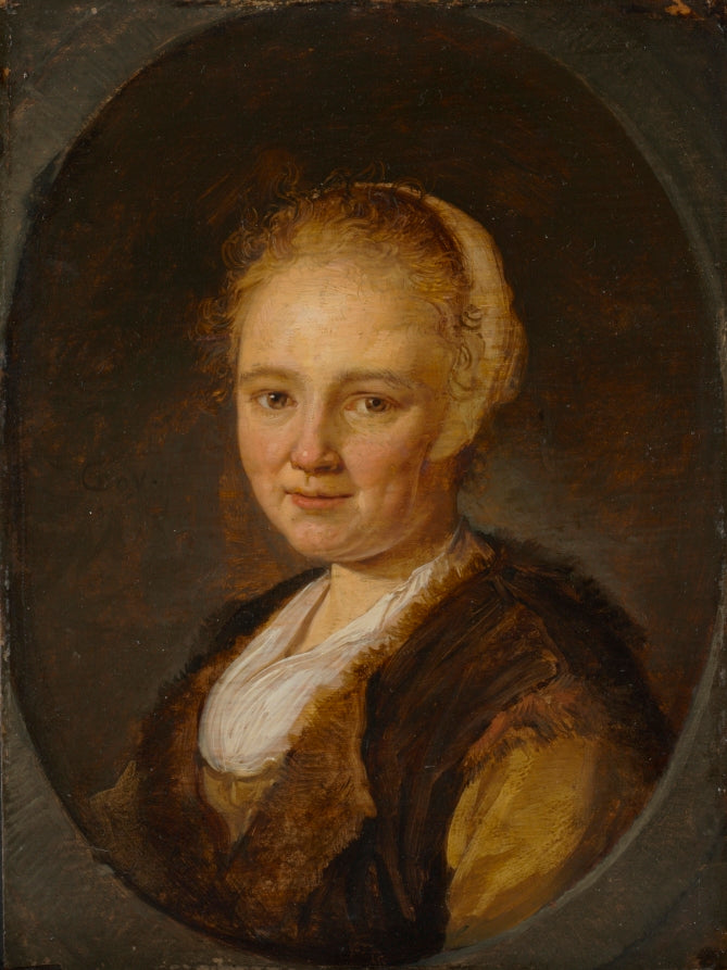 A Young Woman by Gerrit Dou (Dutch, 1613–1675) - Classic Art canvas print